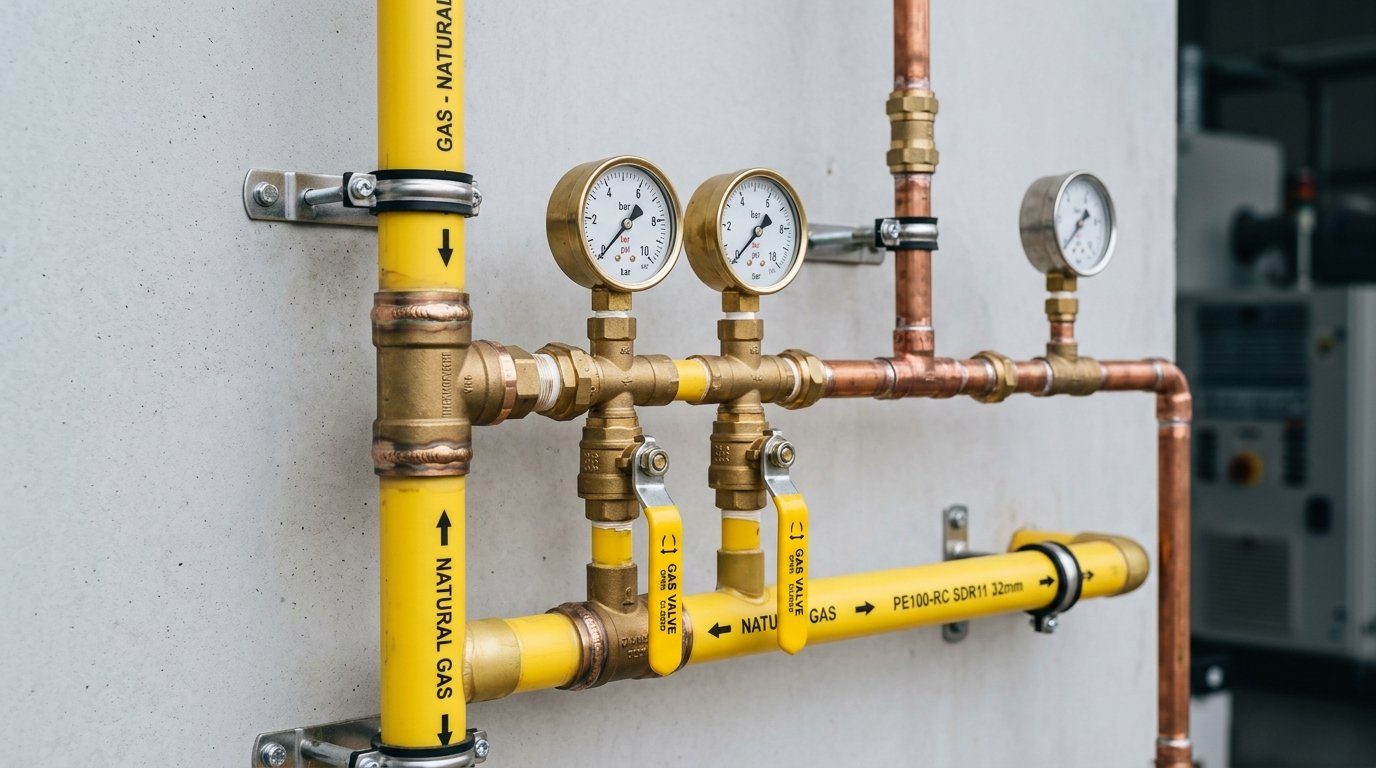 Instalaciones de cañerías sanitarias y de gas