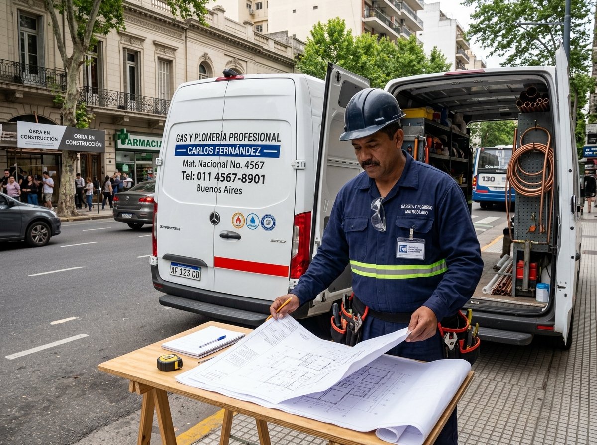 Técnicos matriculados de ABGAS y Estructuras en La Boca Buenos Aires